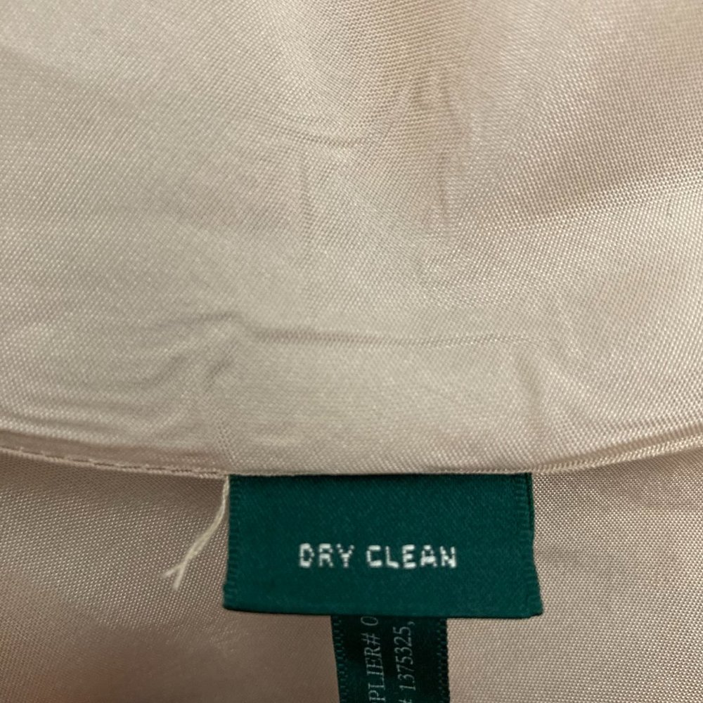 Lauren Ralph Lauren Paisley Silk Dress Size 12 Sleeveless Scarf Hem V-neck Boho - Picture 10 of 10